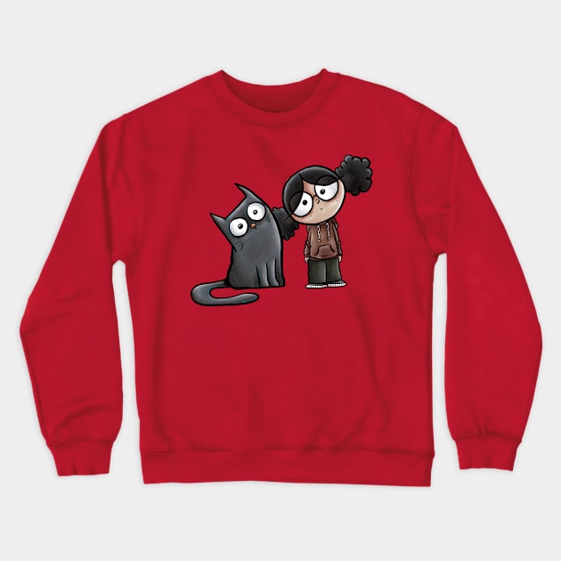 Cat Behaviour Crewneck Sweatshirt by Grasdal